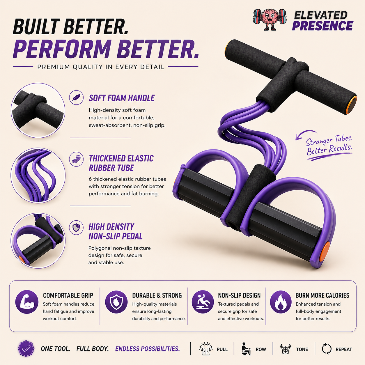 Elevated Presence™ Resistance Training Tubes